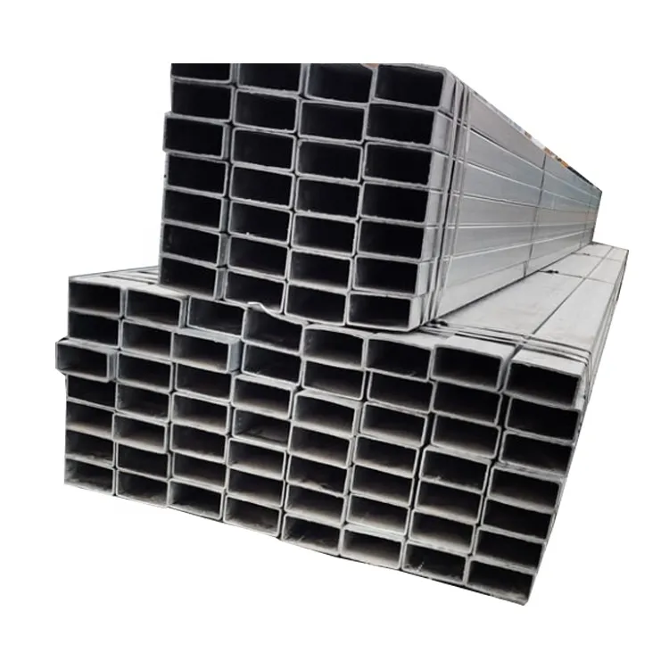 galvanized rectangular tube for fence tubing and construction from factory manufacture